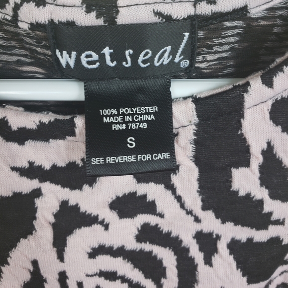 Wet Seal Floral Sleeveless Crop Top Small - Picture 3 of 4